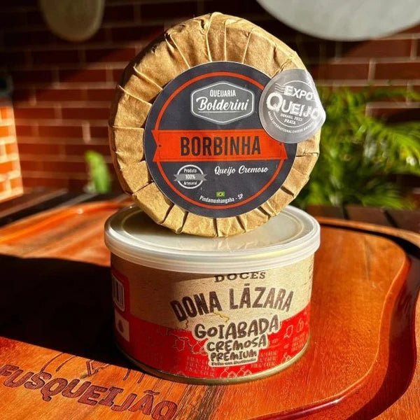 Kit Romeu e Julieta (1kg Queijo Borbinha + 1Kg de Goiabada da Roça)