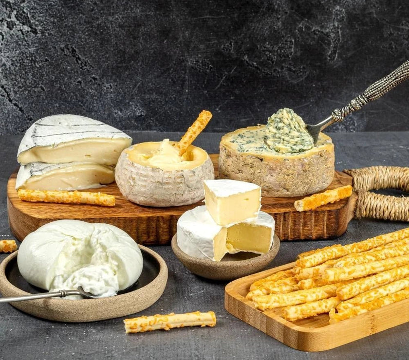 Seleção 5 Queijos Cremosos + BRINDE Grissini de Parmesão