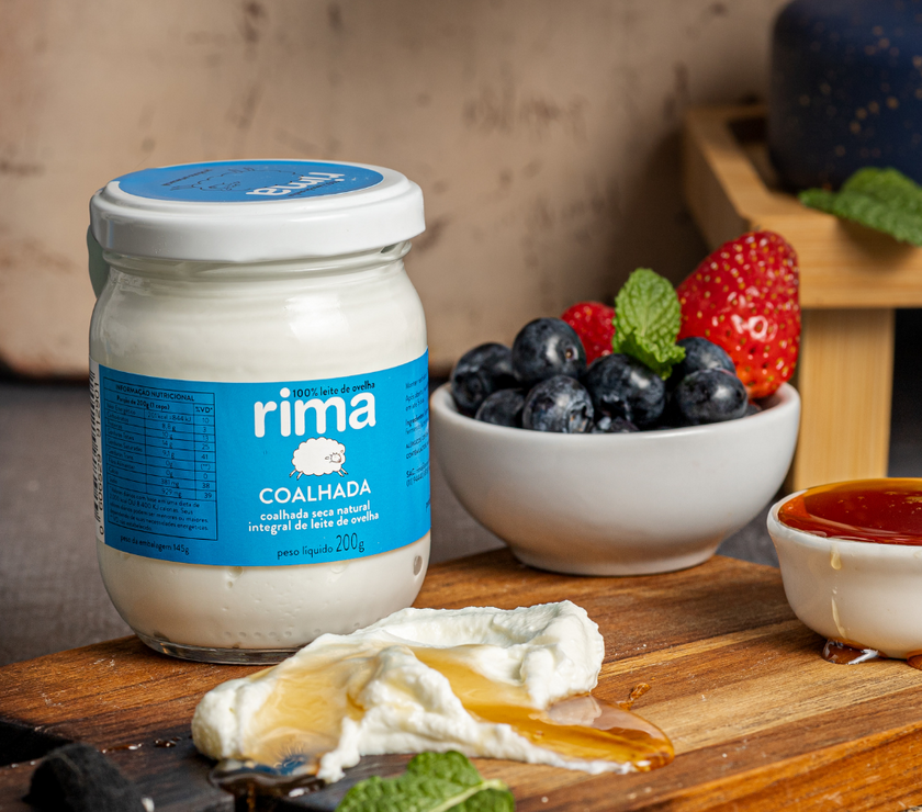 Coalhada Seca Natural De Leite De Ovelha 200G - Queijaria Rima