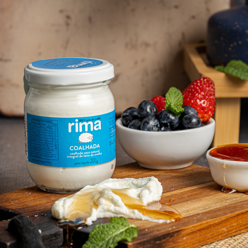 Coalhada Seca Natural De Leite De Ovelha 200G - Queijaria Rima
