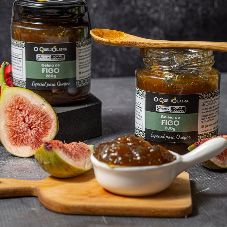 Geléia Artesanal de Figo - Especial para Queijos - 280G