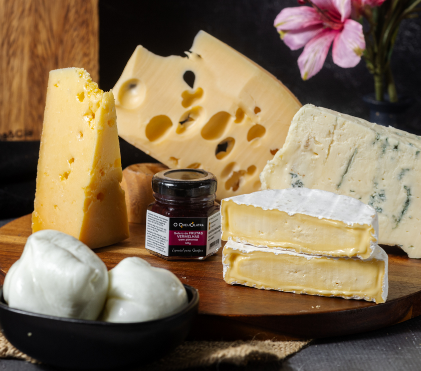 Seleção Especial 5 Famílias Queijeiras + Mini Geléia de Presente