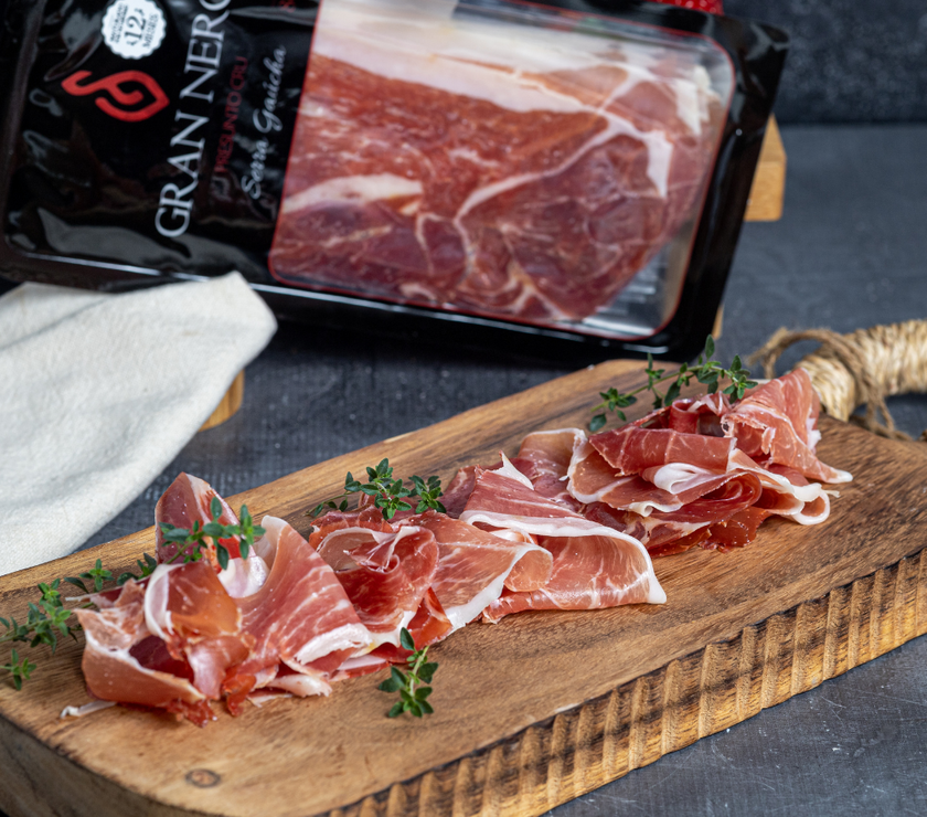 Presunto Cru Fatiado Brasileiro - 8 fatias -  80G