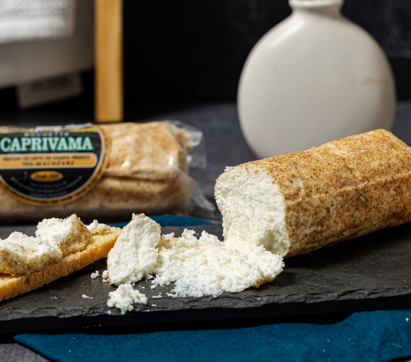 Machevre c/ Zaatar - Queijo Artesanal Massa Lactica de Cabra 120g